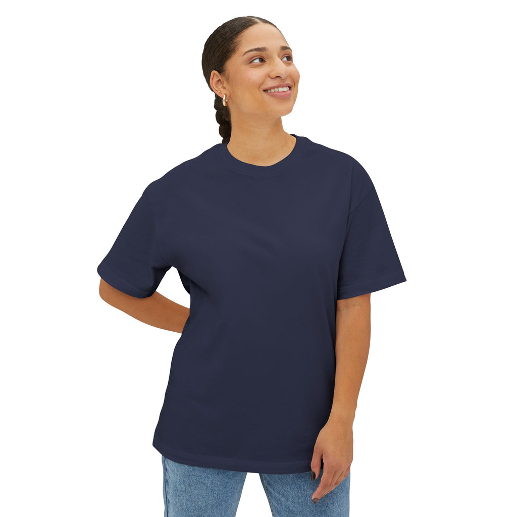 Minimalist 'Human nan' Forest Tee — Oversized Boxy T-Shirt