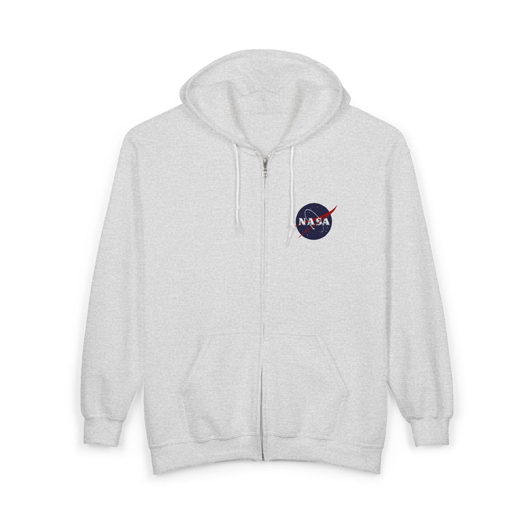 NASA Logo Full-Zip Hoodie — Classic Space Jacket