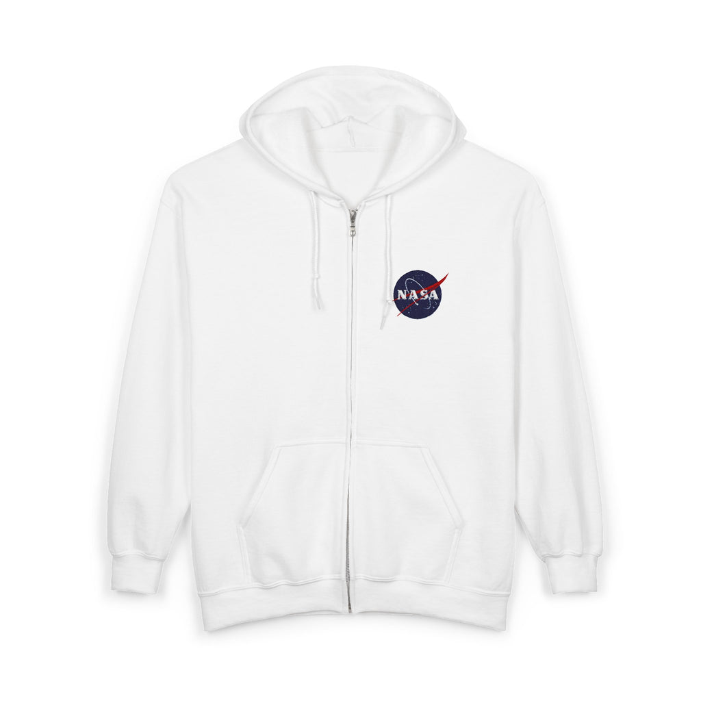 NASA Logo Full-Zip Hoodie — Classic Space Jacket
