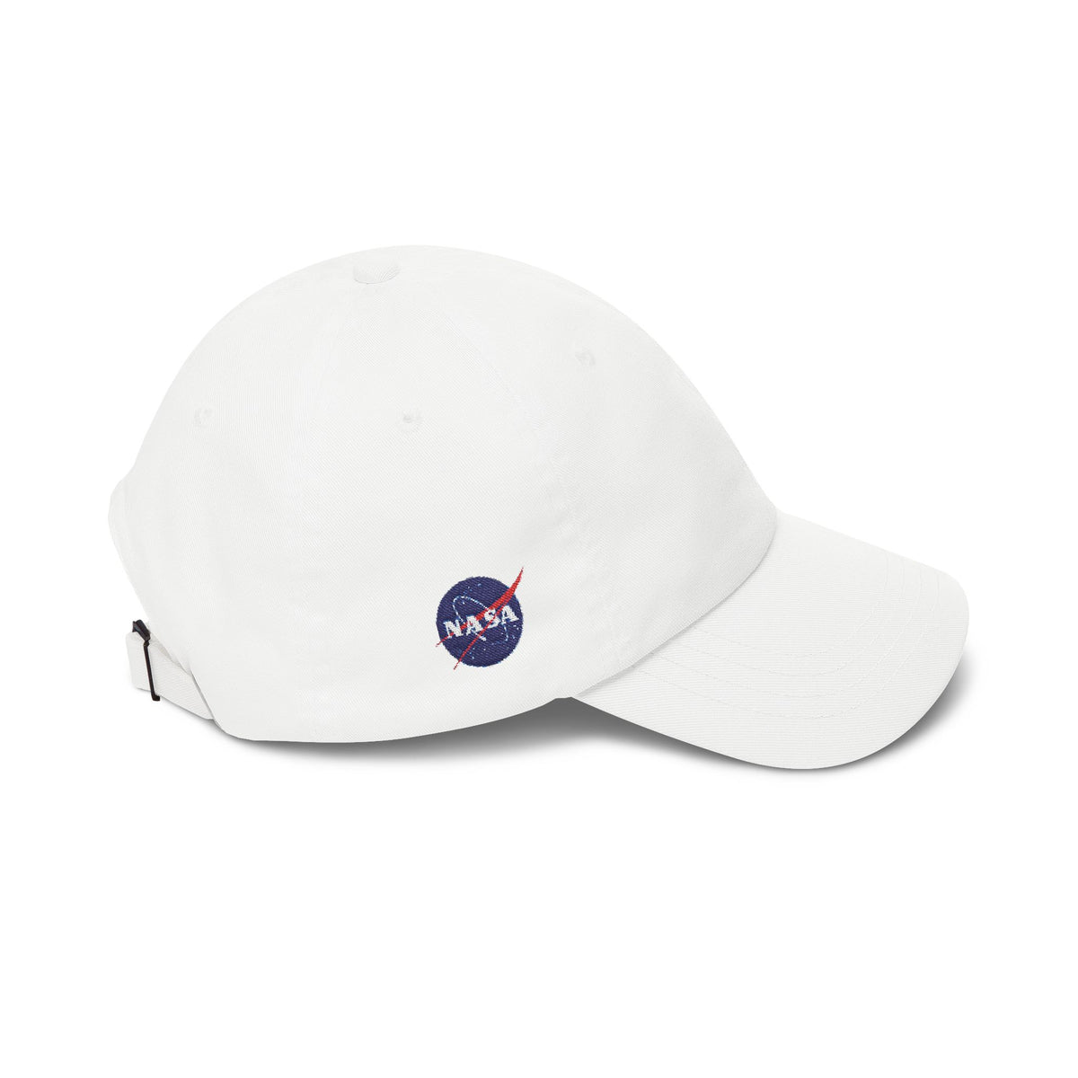 Classic Dad Cap – Minimal Embroidered White Baseball Hat