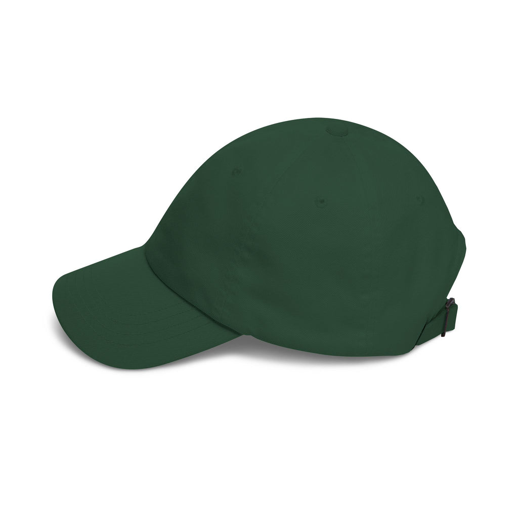 Classic Dad Cap – Minimal Embroidered White Baseball Hat