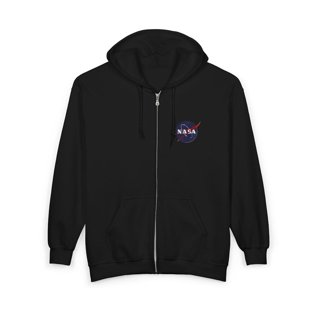 NASA Logo Full-Zip Hoodie — Classic Space Jacket