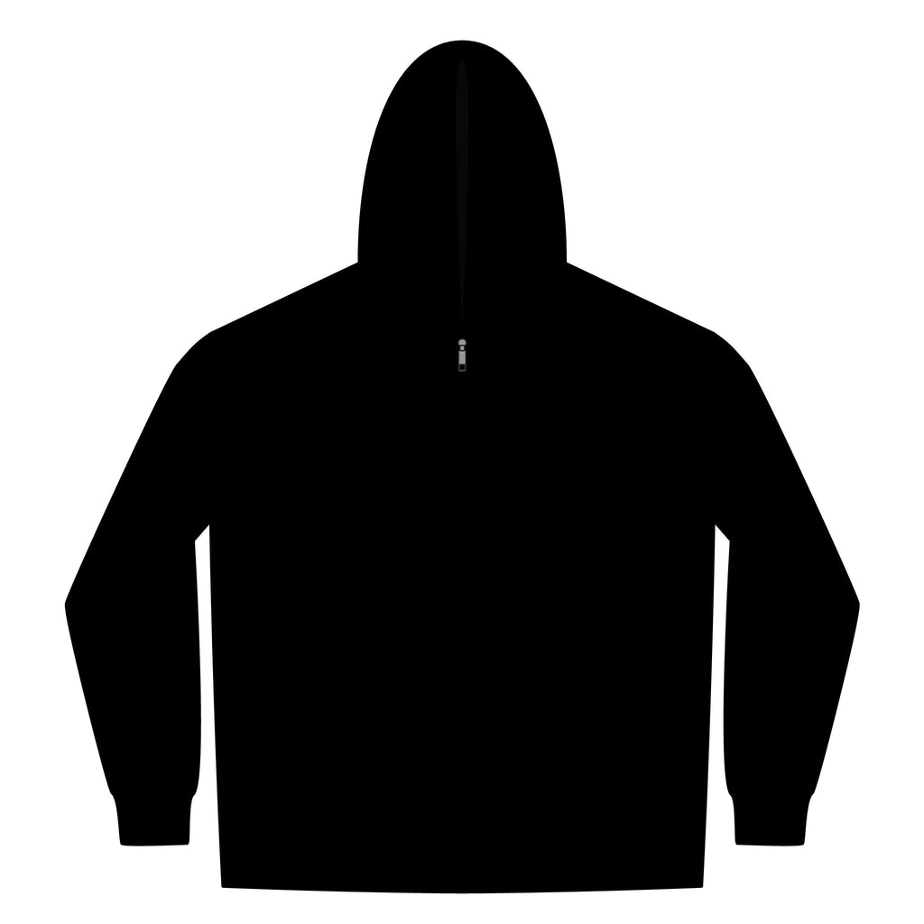 Santa Barbara Zip Hoodie – Minimal Chest Logo Hooded Jacket