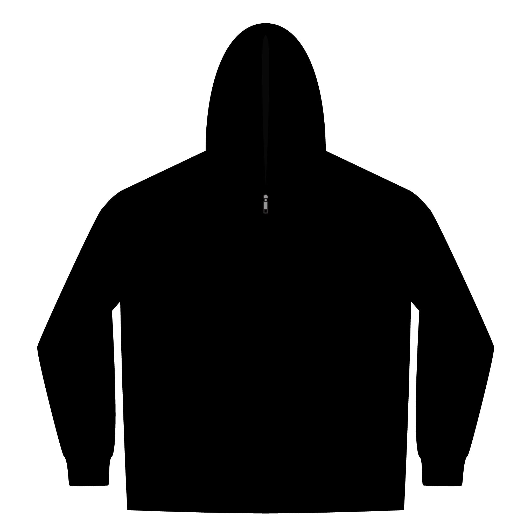 Santa Barbara Zip Hoodie – Minimal Chest Logo Hooded Jacket