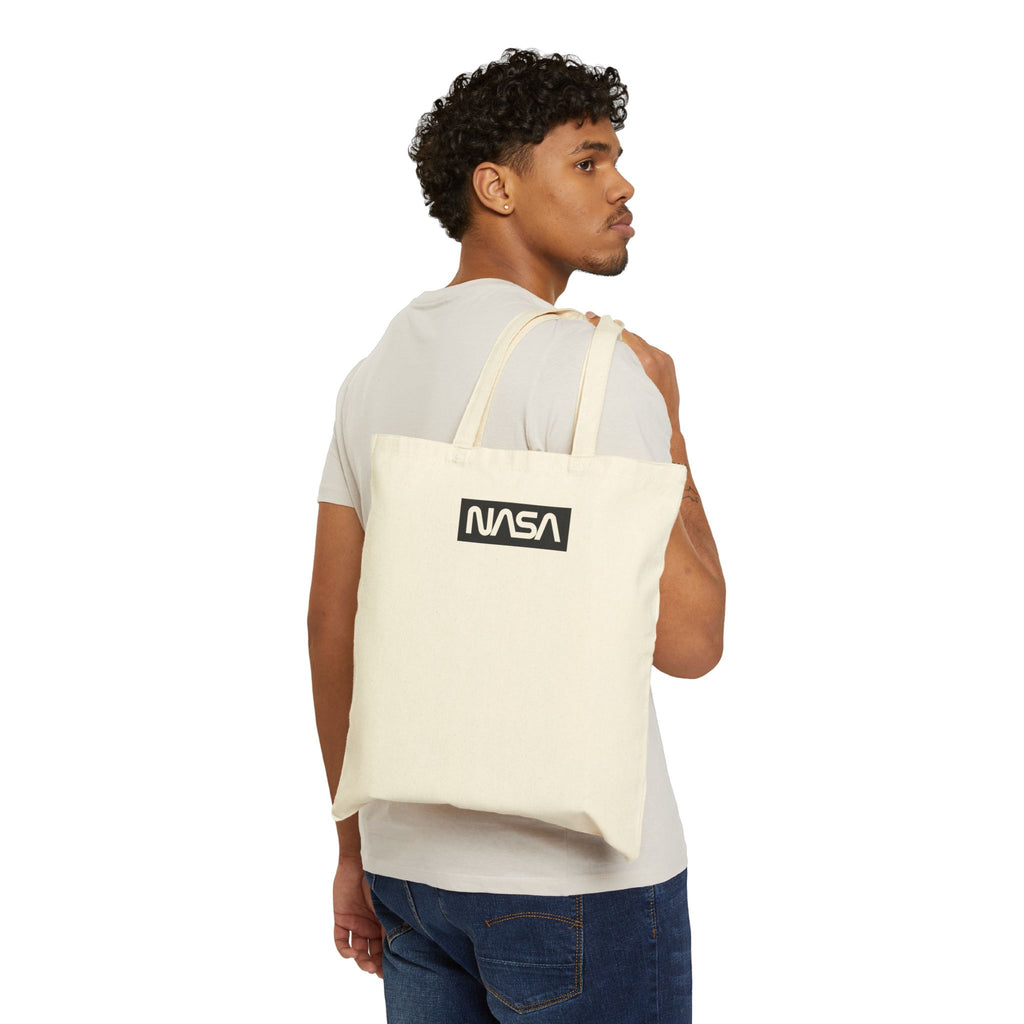 NASA Logo Tote Bag — Cotton Canvas Eco Shopper