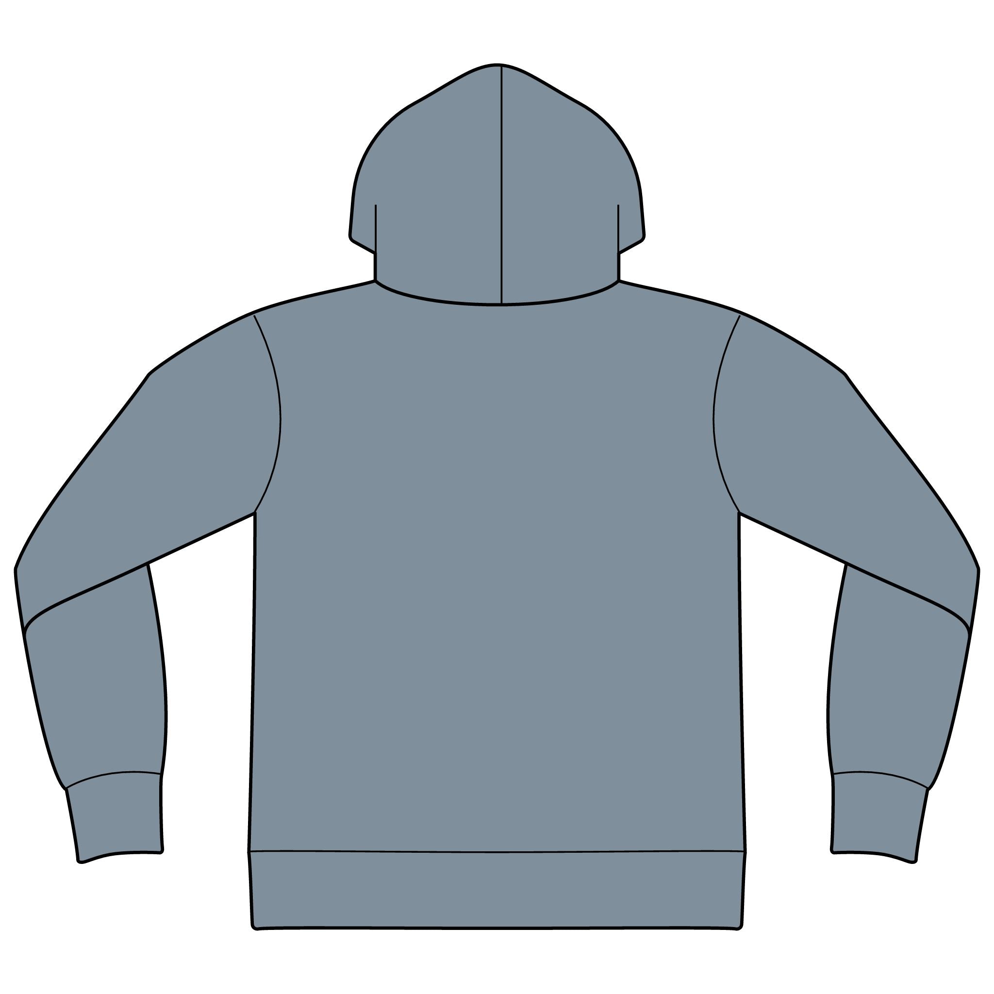 Full-Zip Hoodie with Minimal Nature Patch — Earth Tones, Casual Zip-Up Sweatshirt