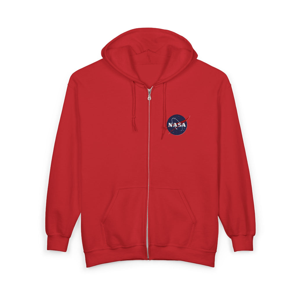 NASA Logo Full-Zip Hoodie — Classic Space Jacket