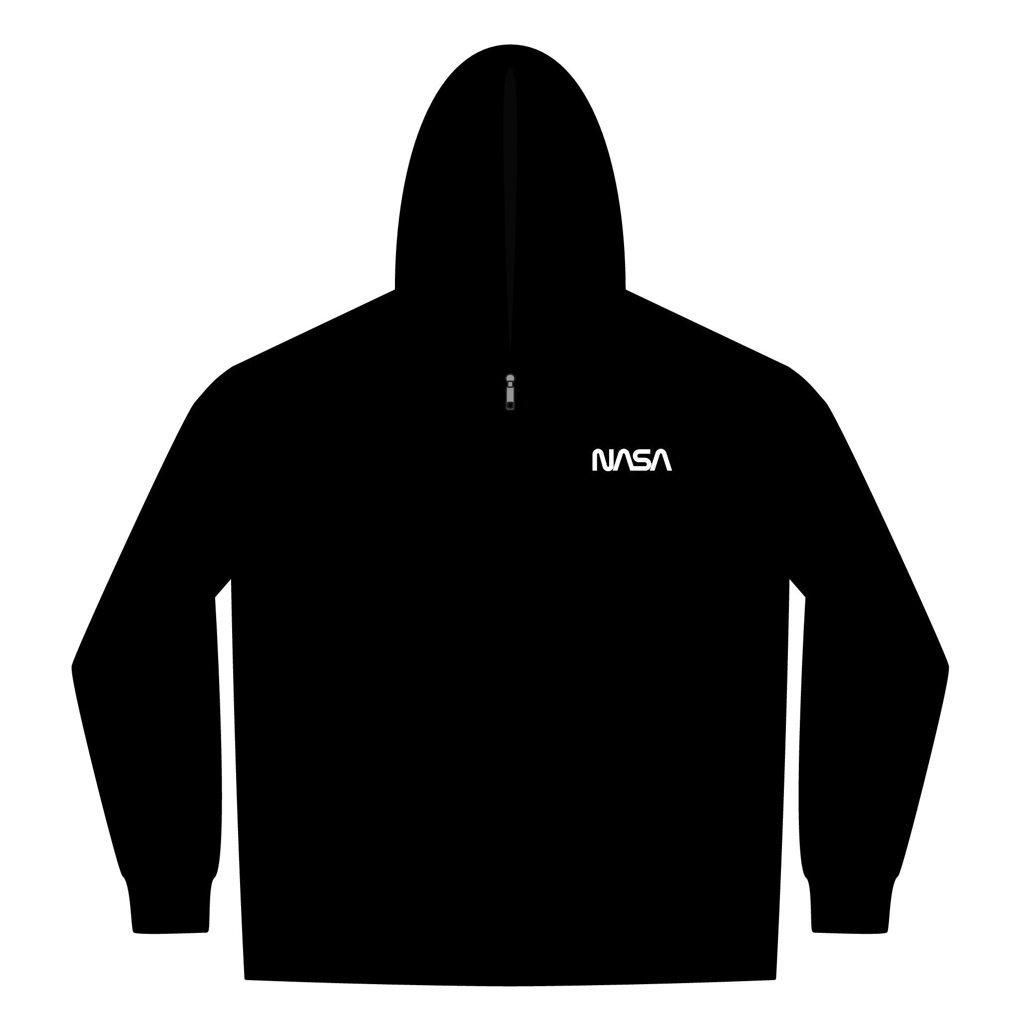 Santa Barbara Zip Hoodie – Minimal Chest Logo Hooded Jacket