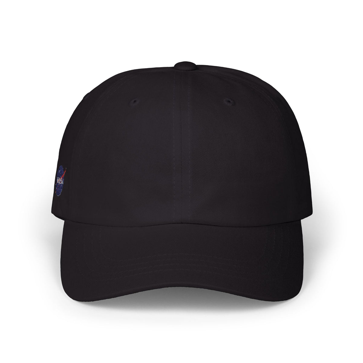 Classic Dad Cap – Minimal Embroidered White Baseball Hat