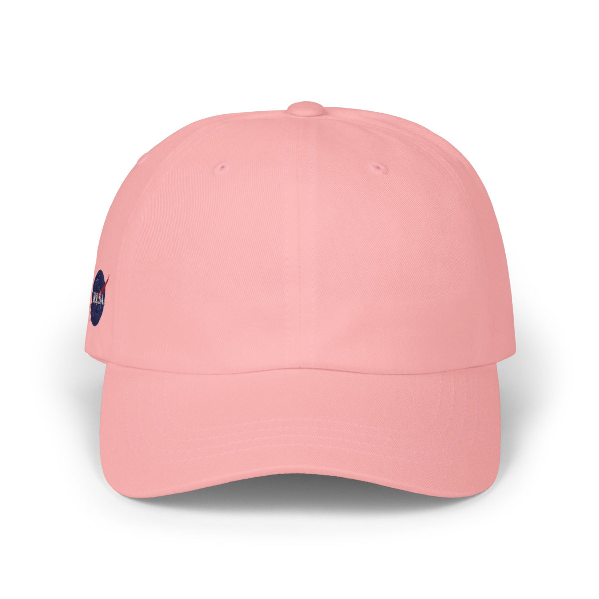 Classic Dad Cap – Minimal Embroidered White Baseball Hat