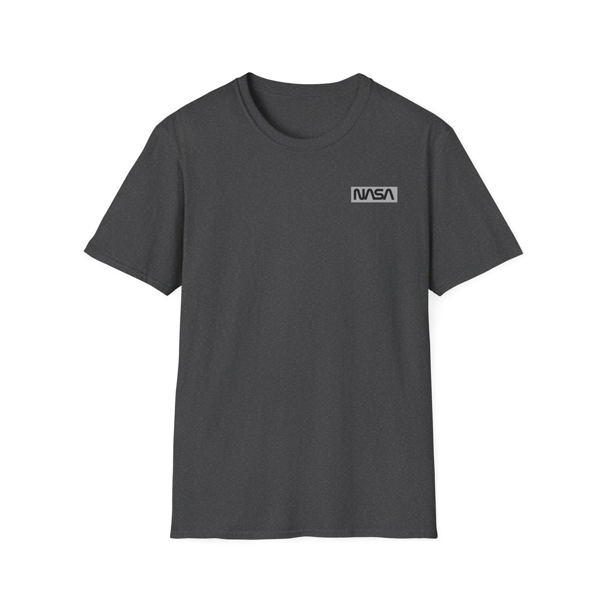 NASA Minimal Logo T-Shirt — Small Chest Emblem Space Tee