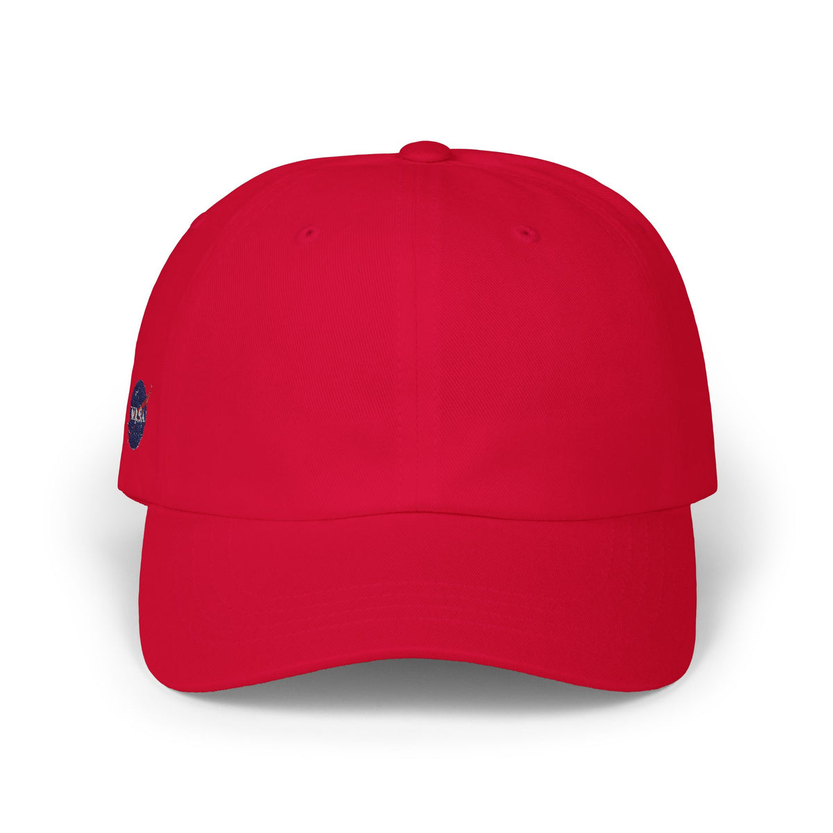 Classic Dad Cap – Minimal Embroidered White Baseball Hat