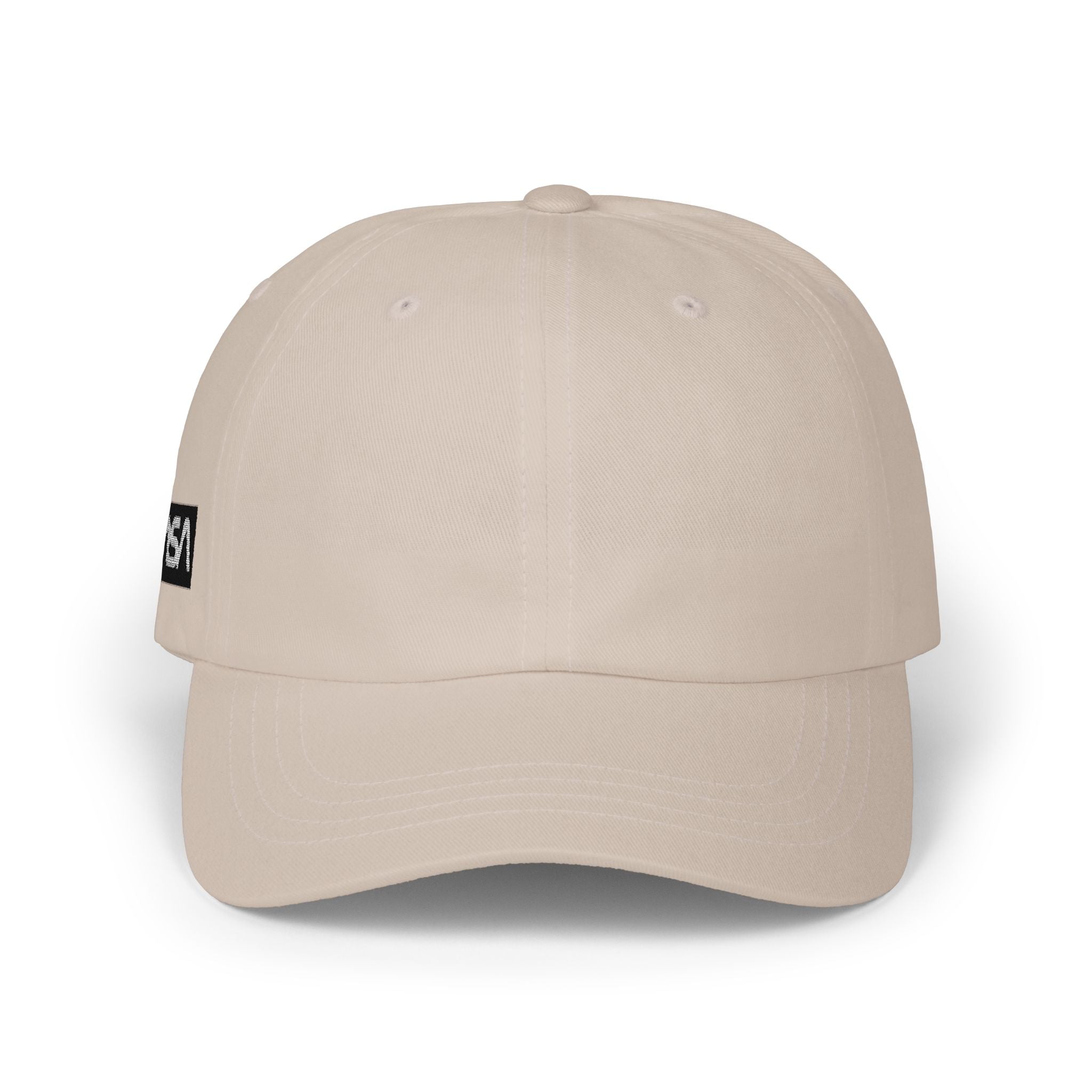 Classic Dad Cap – Minimal White Baseball Hat