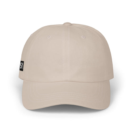 Classic Dad Cap – Minimal White Baseball Hat