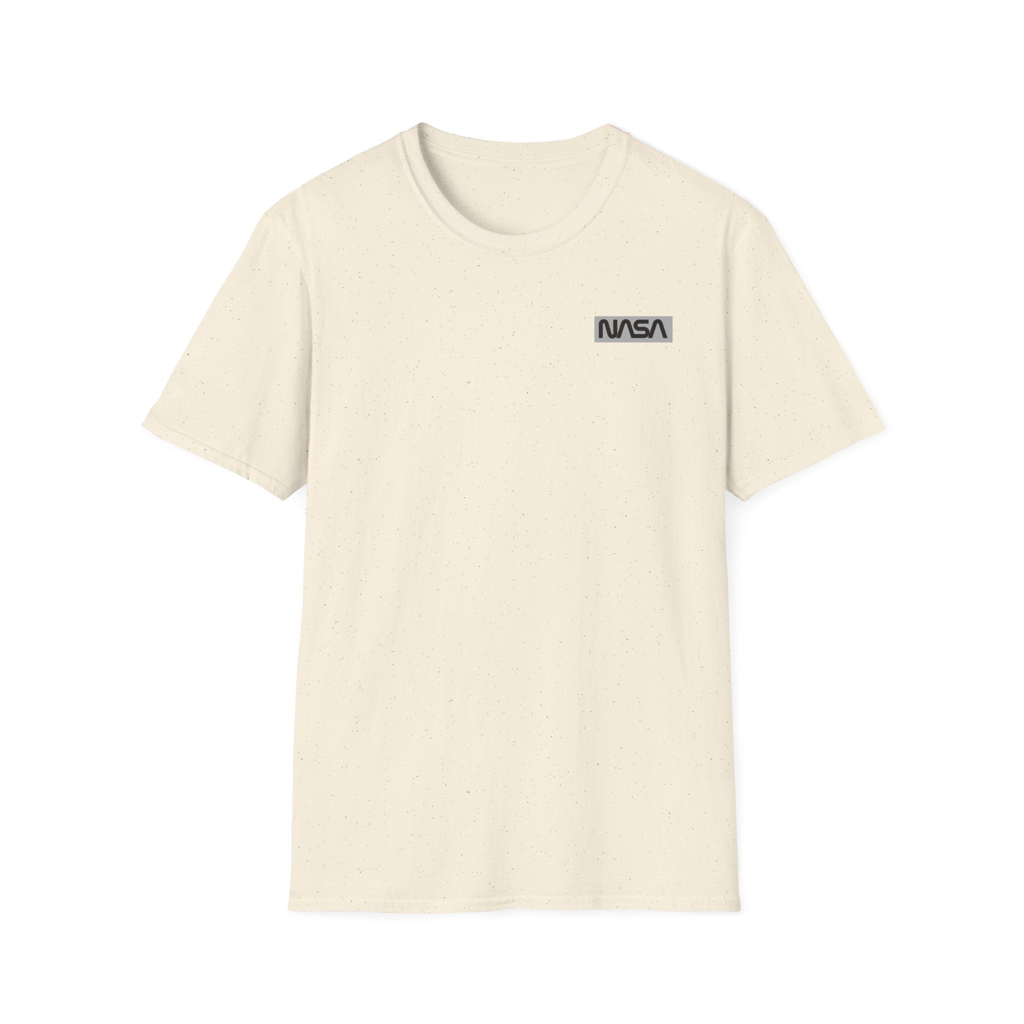 NASA Minimal Logo T-Shirt — Small Chest Emblem Space Tee