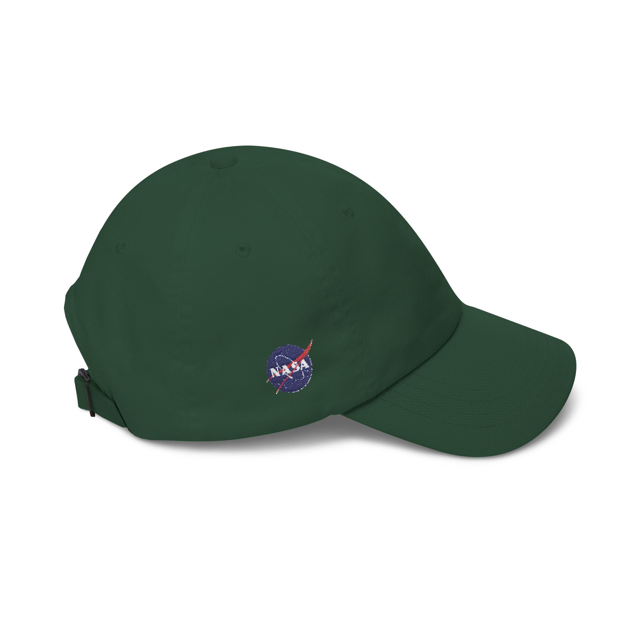 Classic Dad Cap – Minimal Embroidered White Baseball Hat