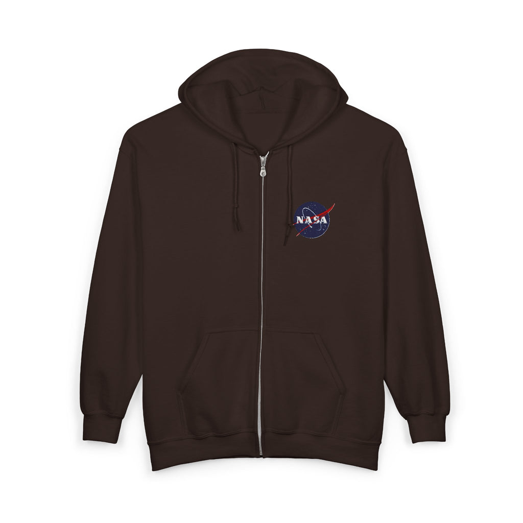 NASA Logo Full-Zip Hoodie — Classic Space Jacket