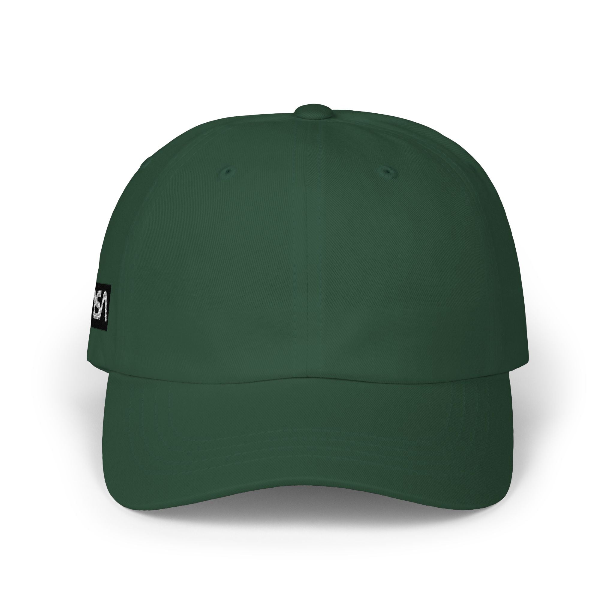 Classic Dad Cap – Minimal White Baseball Hat