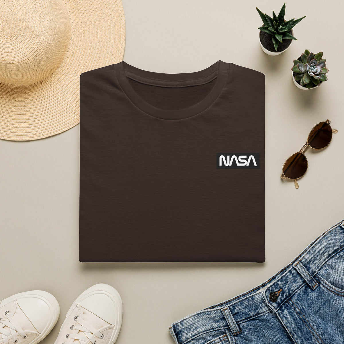 NASA Logo T-Shirt — Minimal Space Graphic Tee