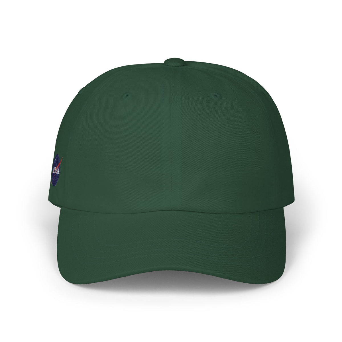 Classic Dad Cap – Minimal Embroidered White Baseball Hat