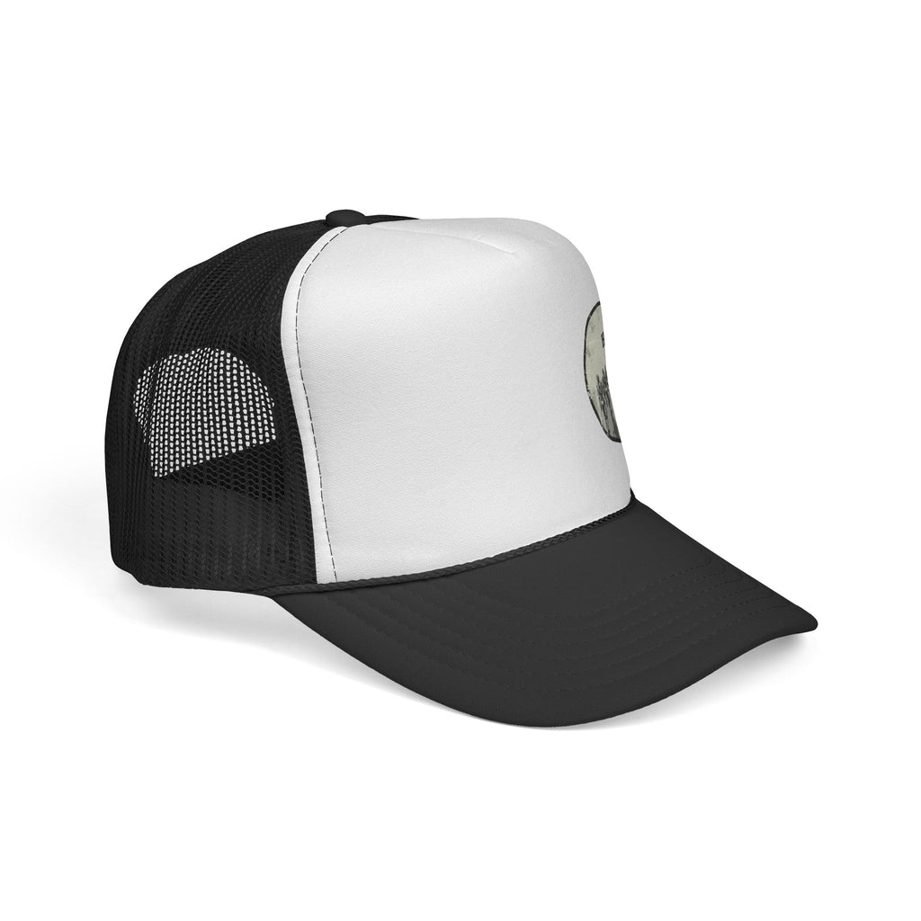 Trucker Cap — 'Human nan' Vintage Forest Patch Mesh Hat