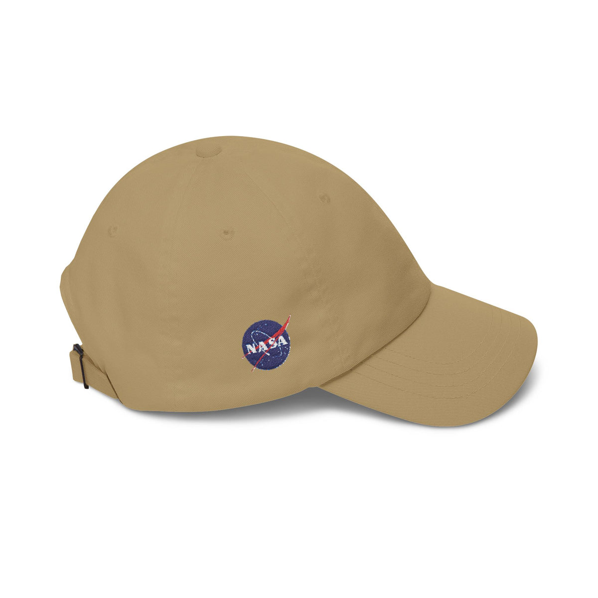 Classic Dad Cap – Minimal Embroidered White Baseball Hat