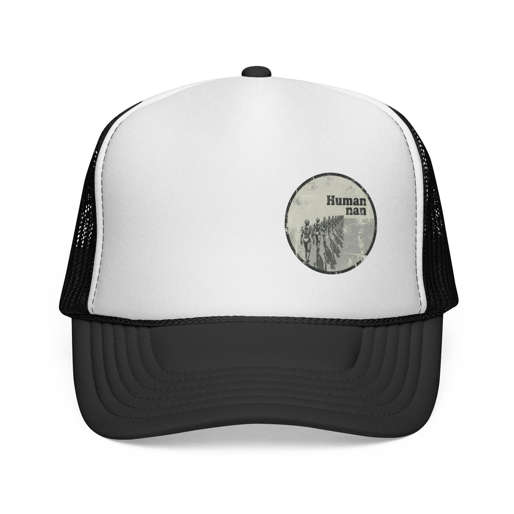 Trucker Cap — 'Human nan' Vintage Forest Patch Mesh Hat