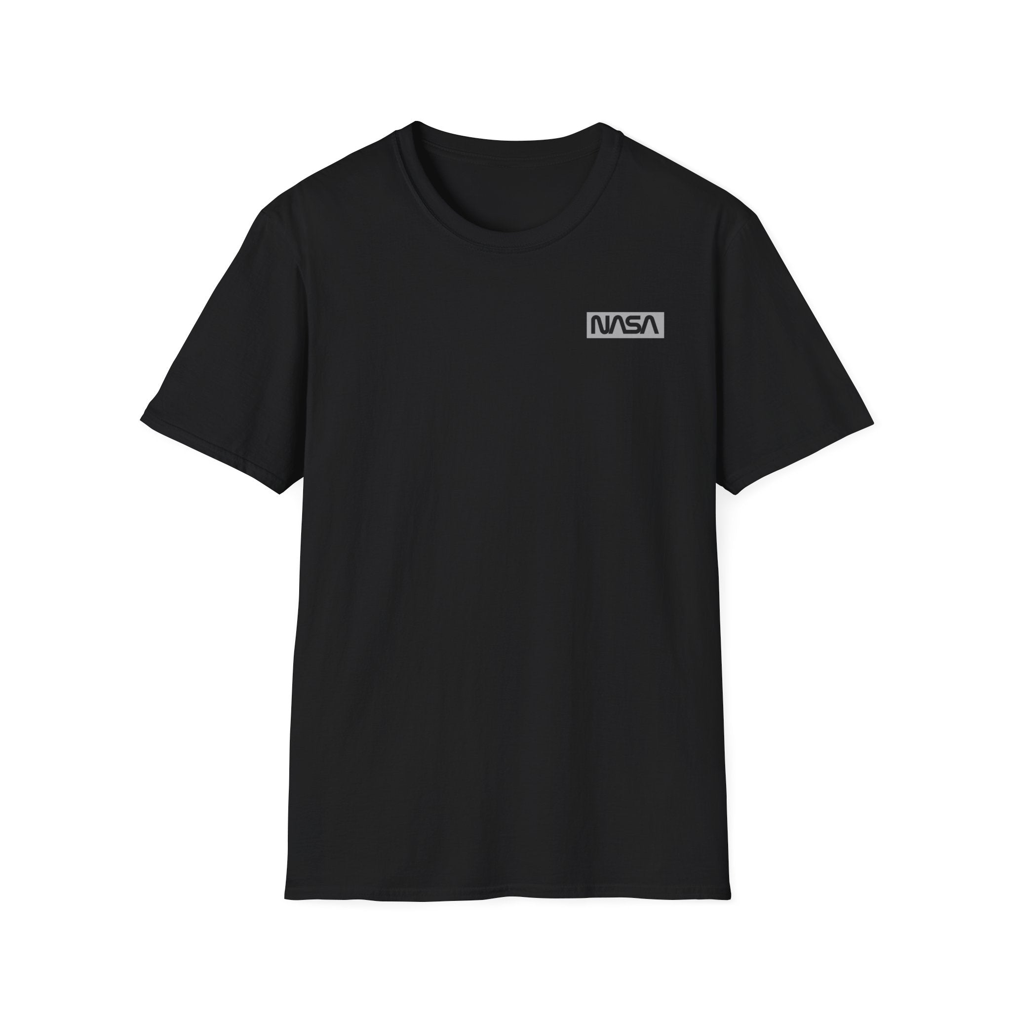 NASA Minimal Logo T-Shirt — Small Chest Emblem Space Tee