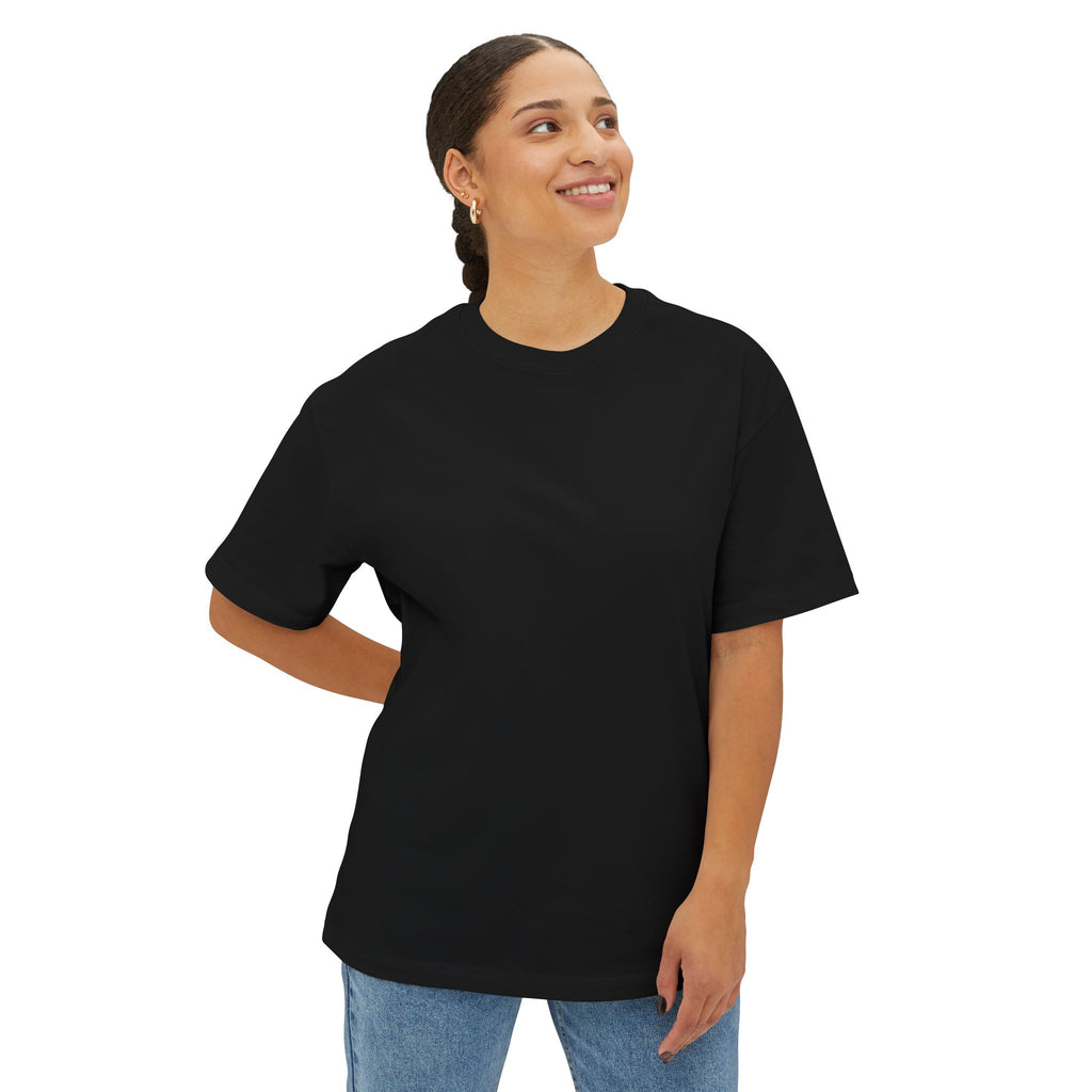 Minimalist 'Human nan' Forest Tee — Oversized Boxy T-Shirt