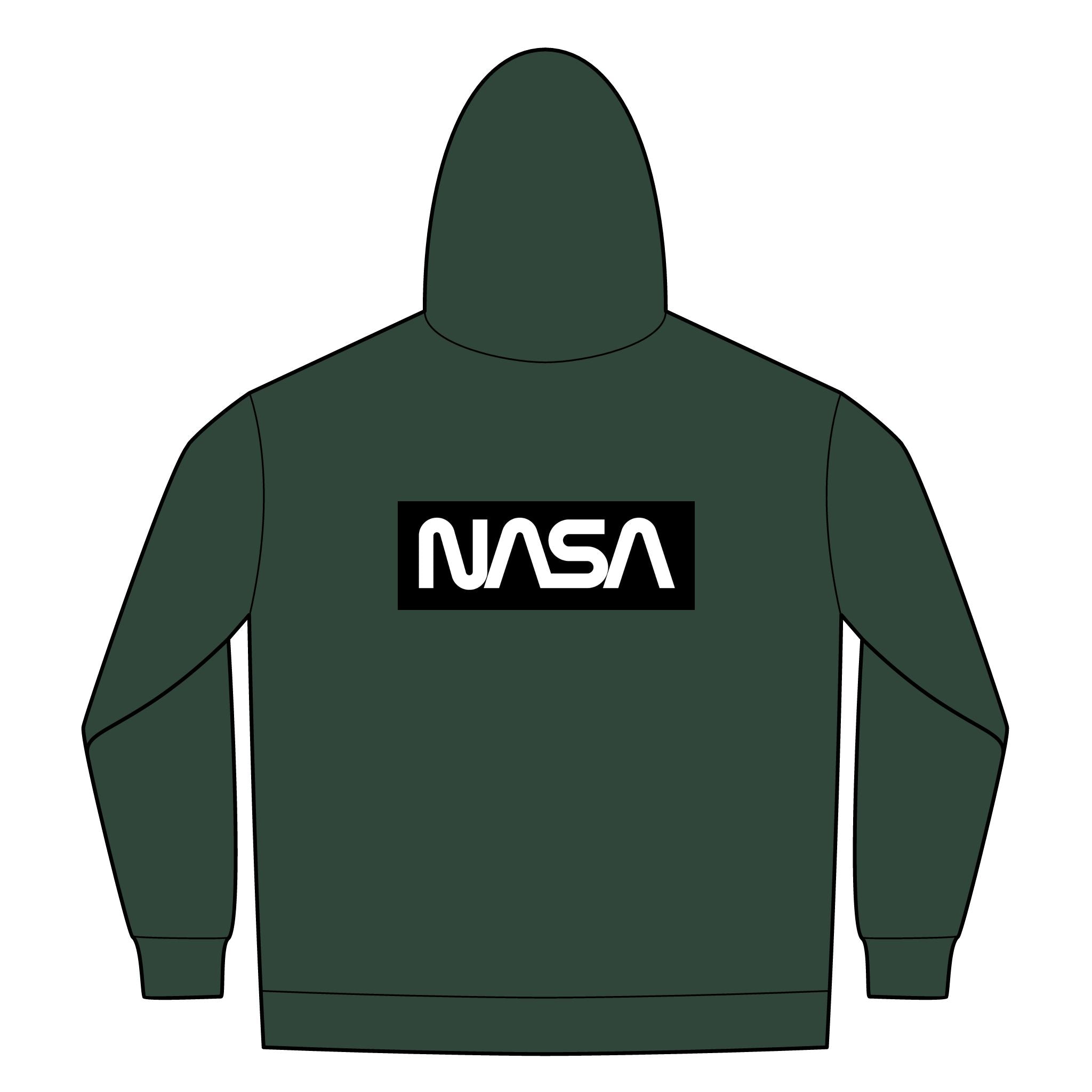 Santa Barbara Zip Hoodie – Minimal Chest Logo Hooded Jacket