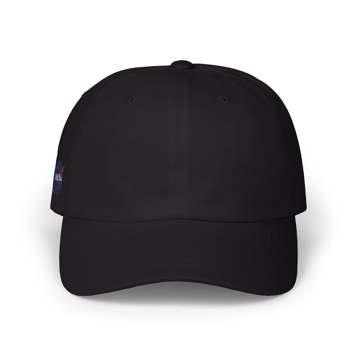 Classic Dad Cap – Minimal Embroidered White Baseball Hat
