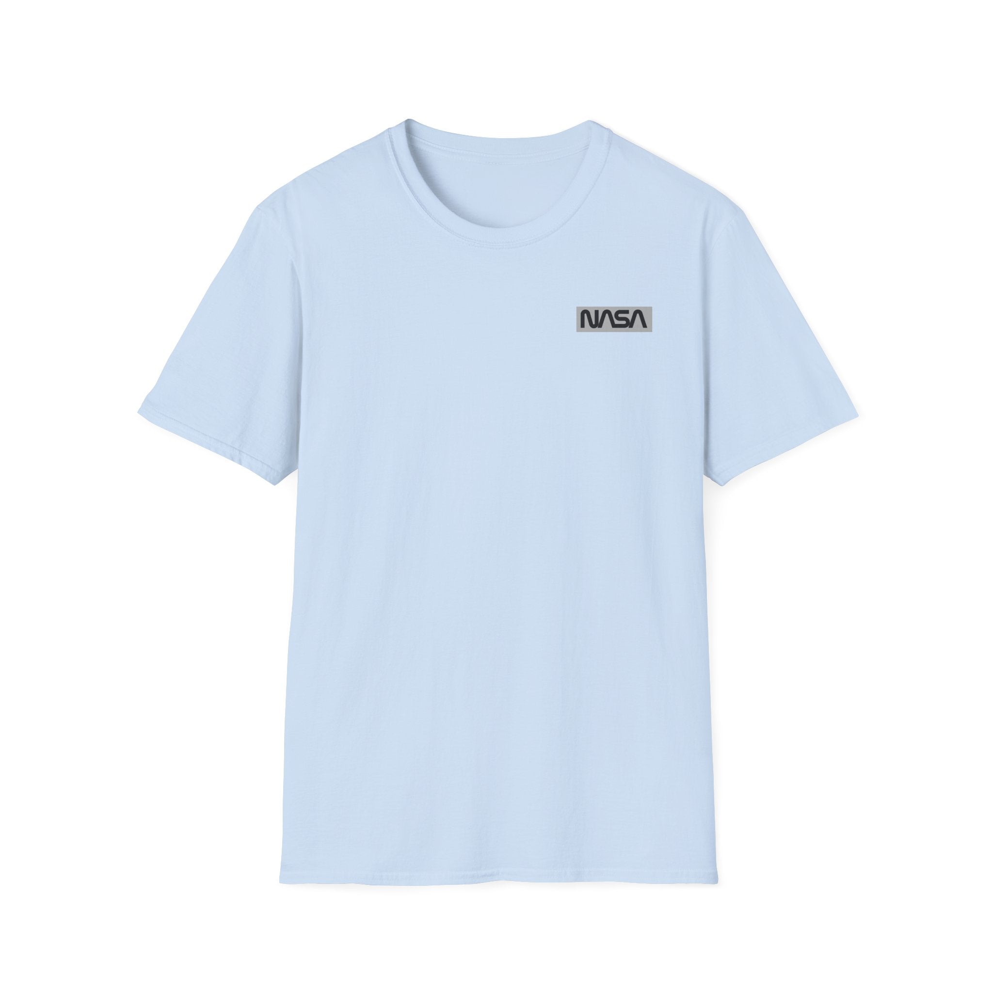NASA Minimal Logo T-Shirt — Small Chest Emblem Space Tee