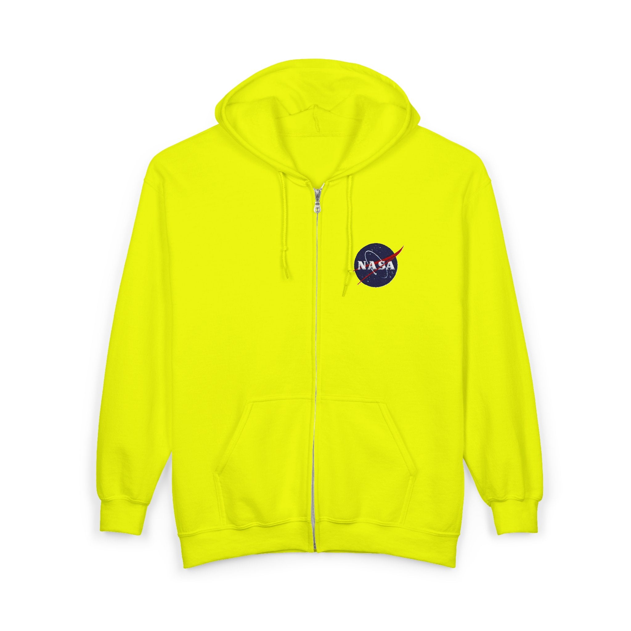 NASA Logo Full-Zip Hoodie — Classic Space Jacket