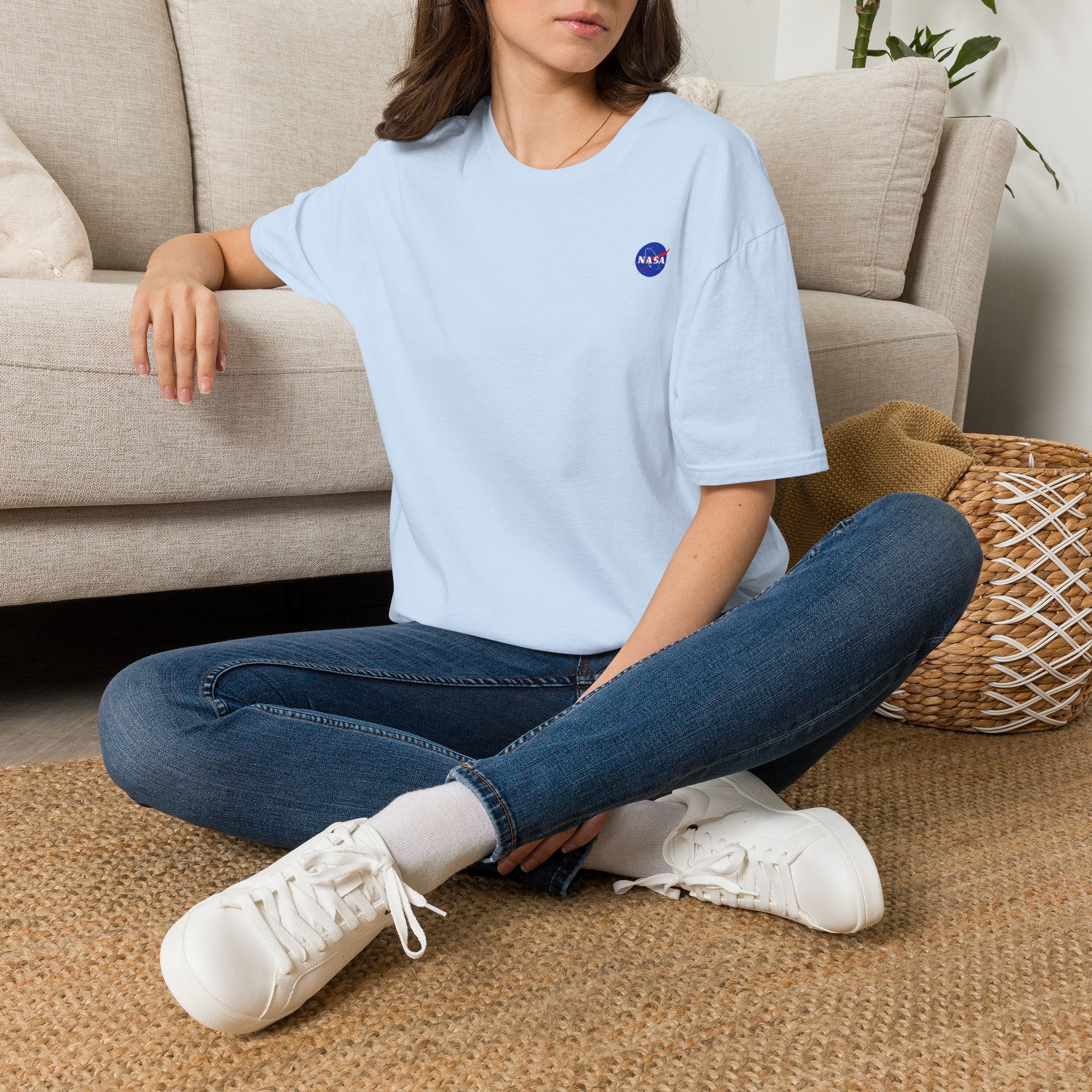 NASA Logo T-Shirt — Minimal Retro Space Graphic Tee