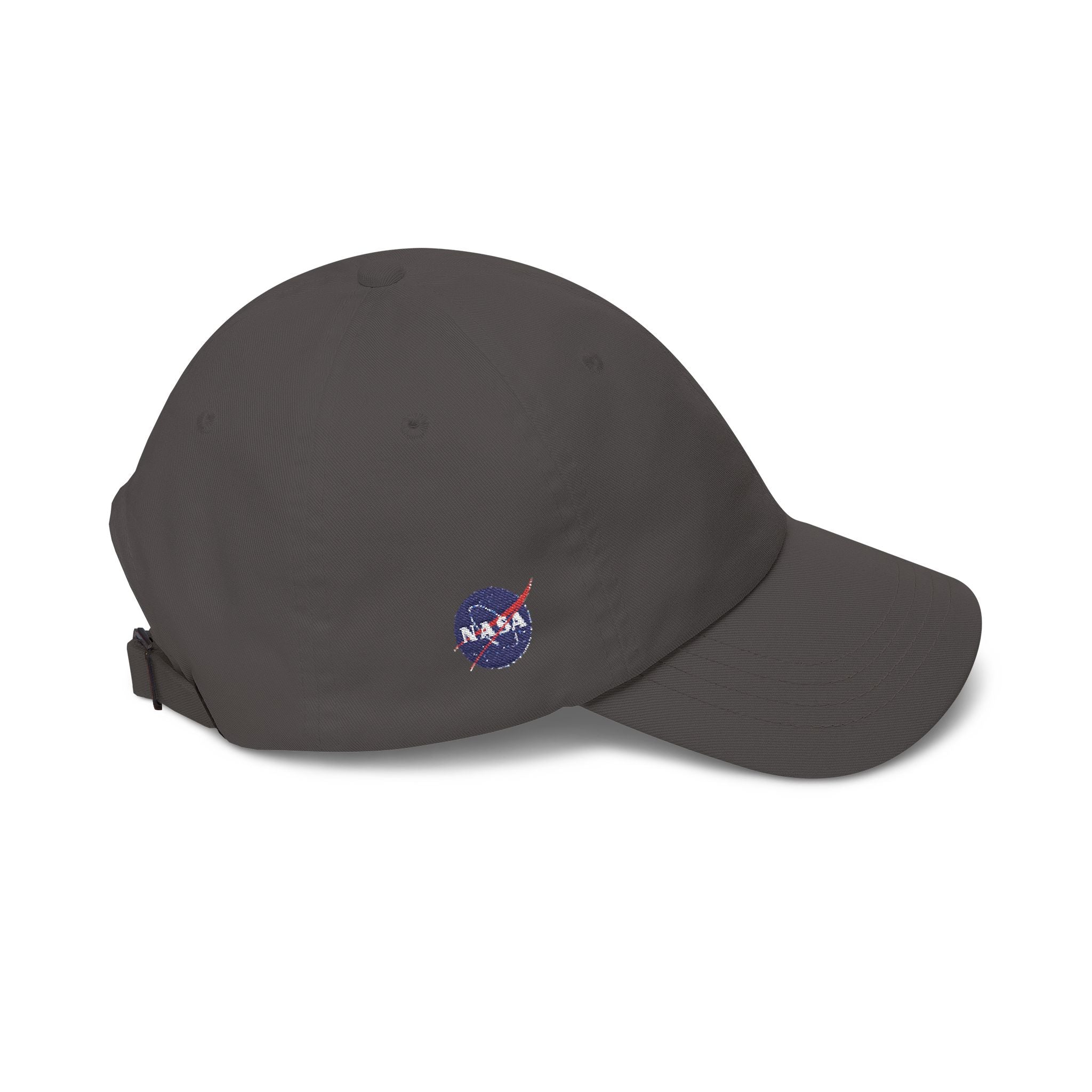 Classic Dad Cap – Minimal Embroidered White Baseball Hat