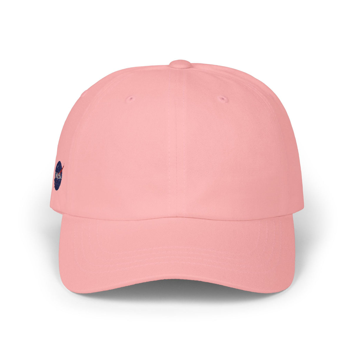 Classic Dad Cap – Minimal Embroidered White Baseball Hat