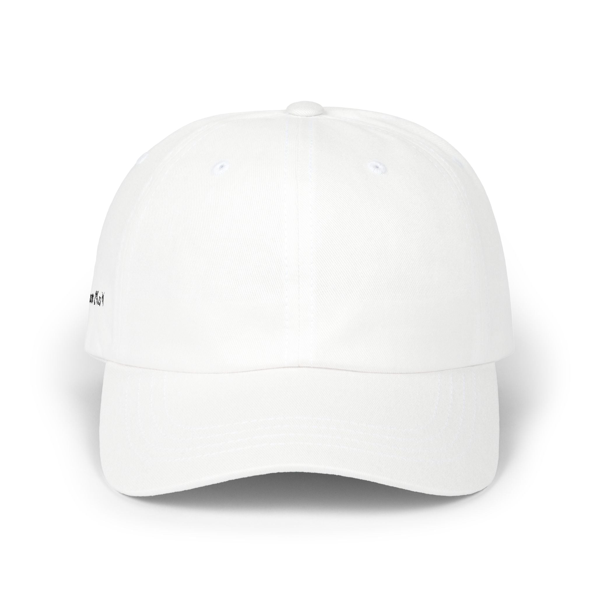 Dad Cap — Classic Minimalist White Baseball Hat