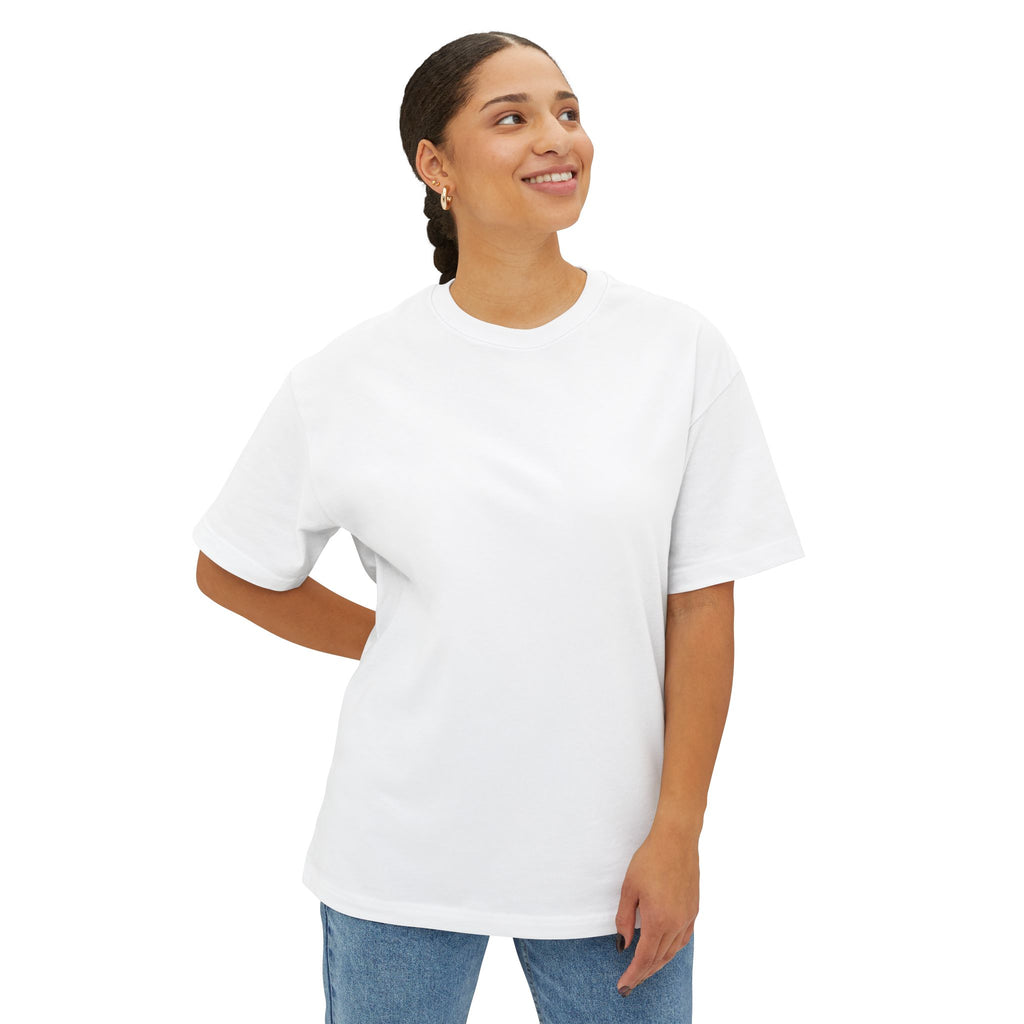 Minimalist 'Human nan' Forest Tee — Oversized Boxy T-Shirt