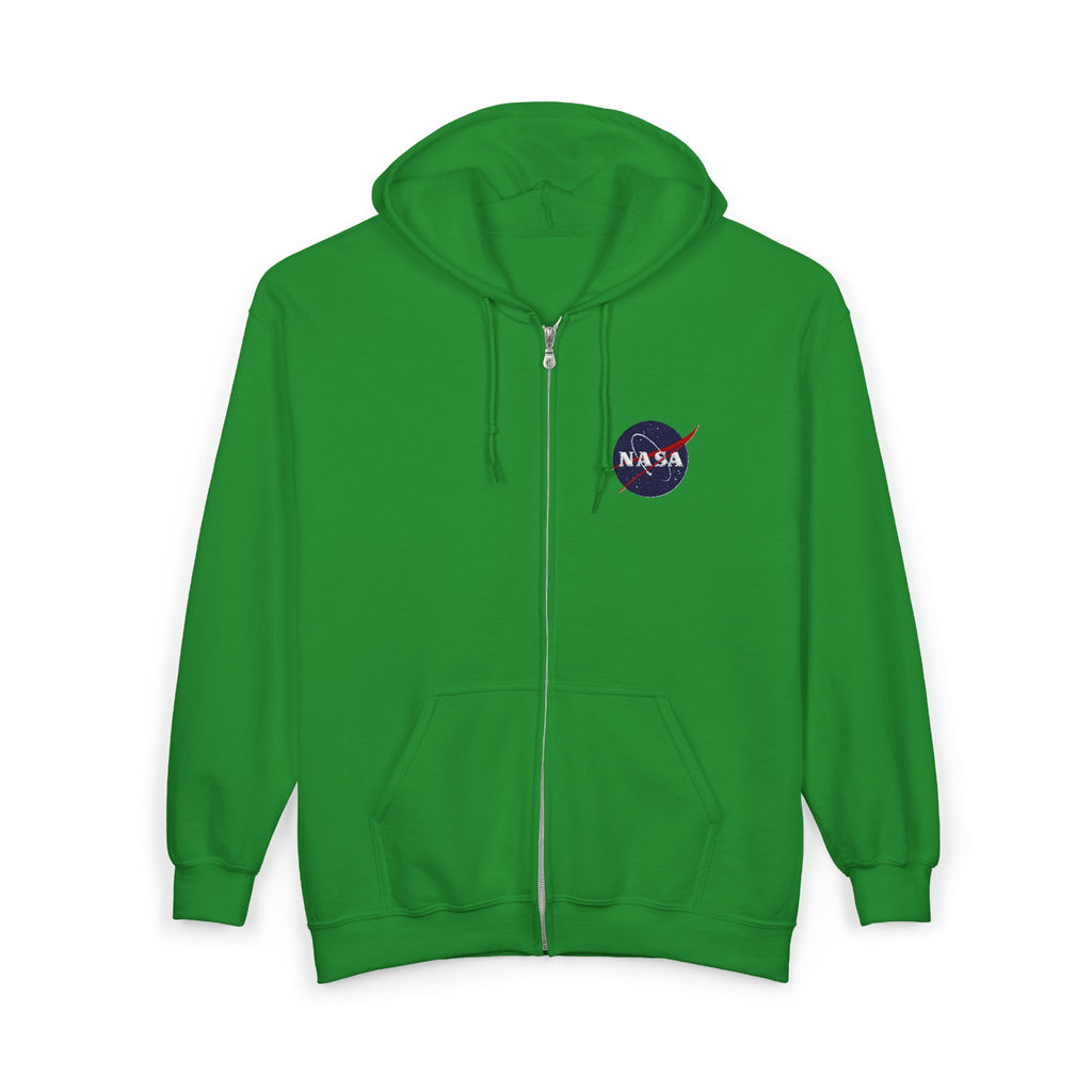 NASA Logo Full-Zip Hoodie — Classic Space Jacket