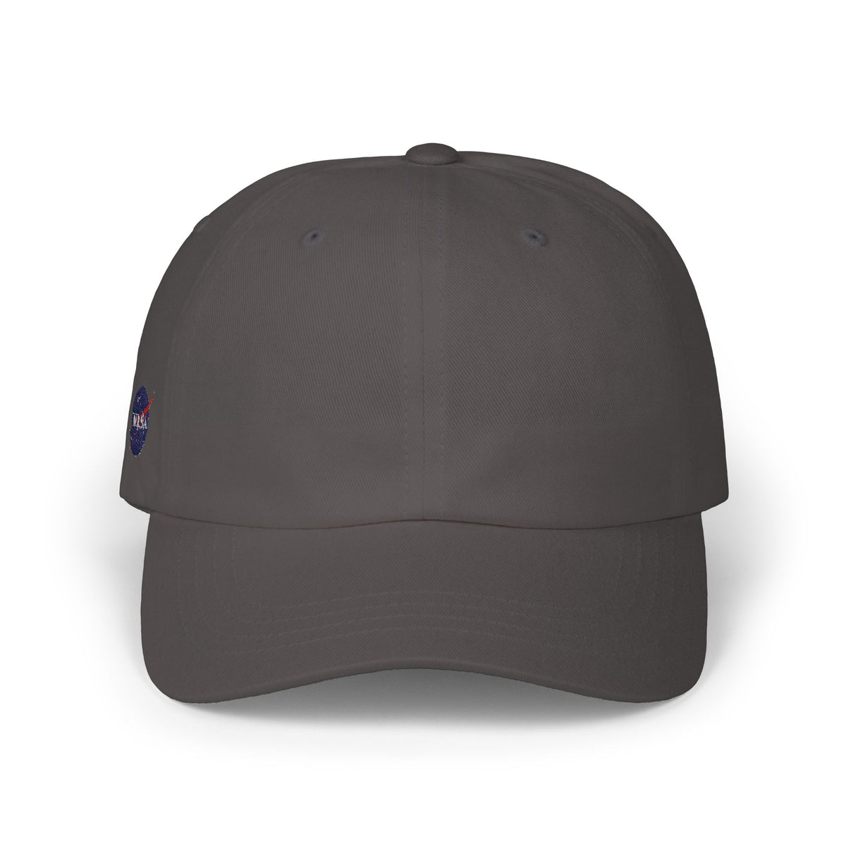 Classic Dad Cap – Minimal Embroidered White Baseball Hat